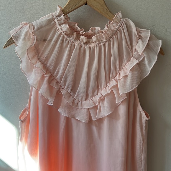 Layered & ruffled sleeveless blouse US Women’s size L - Picture 7 of 12